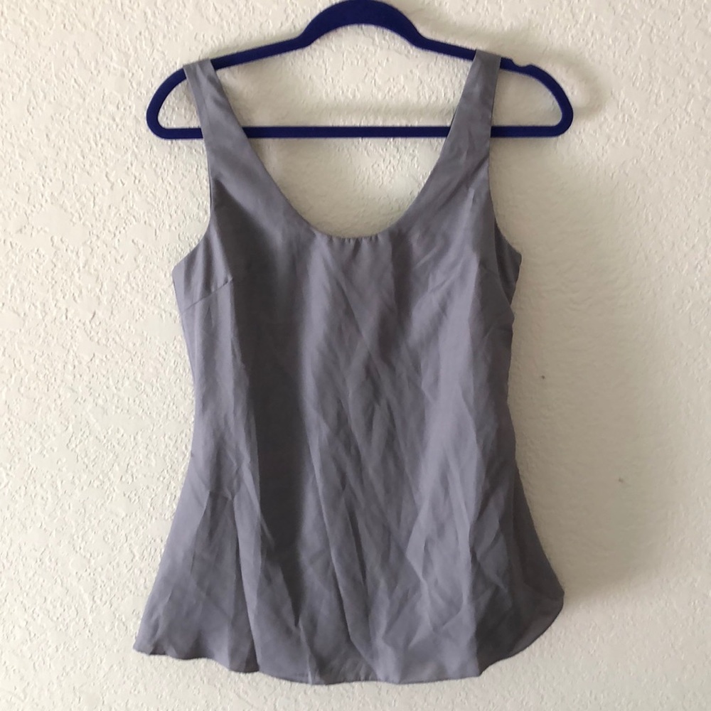Gorgeous silk low back tank top - Anthropologie